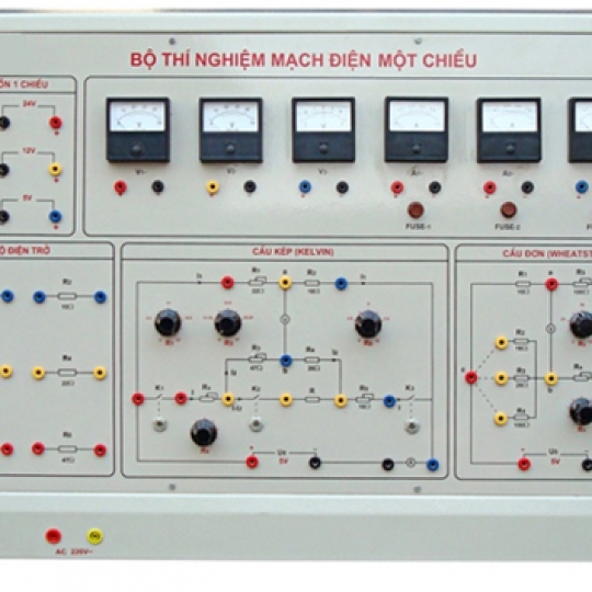 Bộ thí nghiệm các mạch điện 1 chiều.