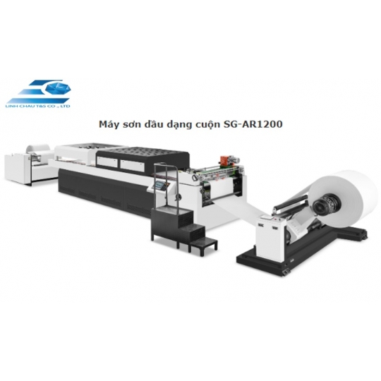 MÁY TRÁNG PHỦ LĂN SƠN UV DẠNG CUỘN GIẤY KRAFT